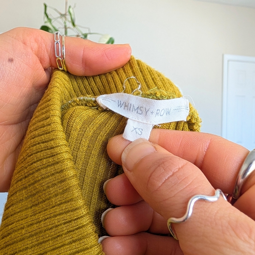 Whimsy + Row Mustard Ribbed Set - Picture 7 of 7